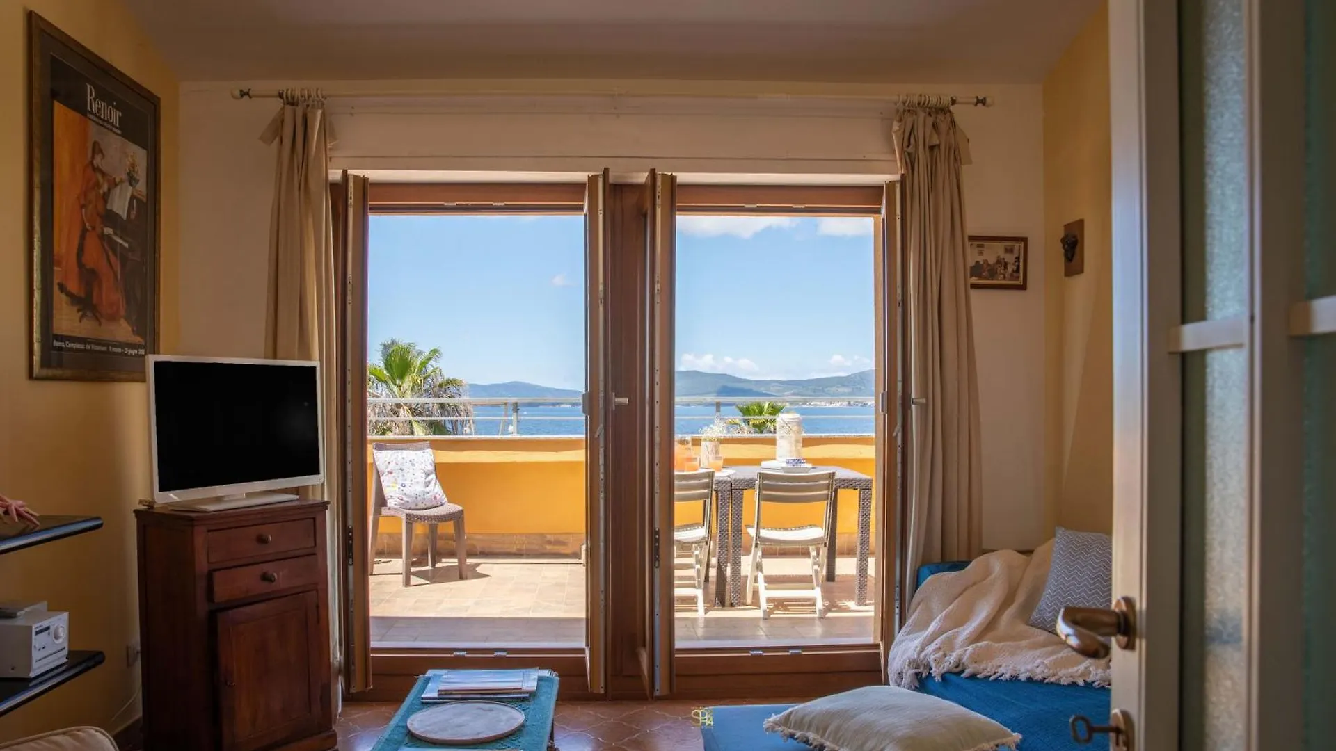 Lägenhet Panoramic Penthouse On The Gulf Of Alghero