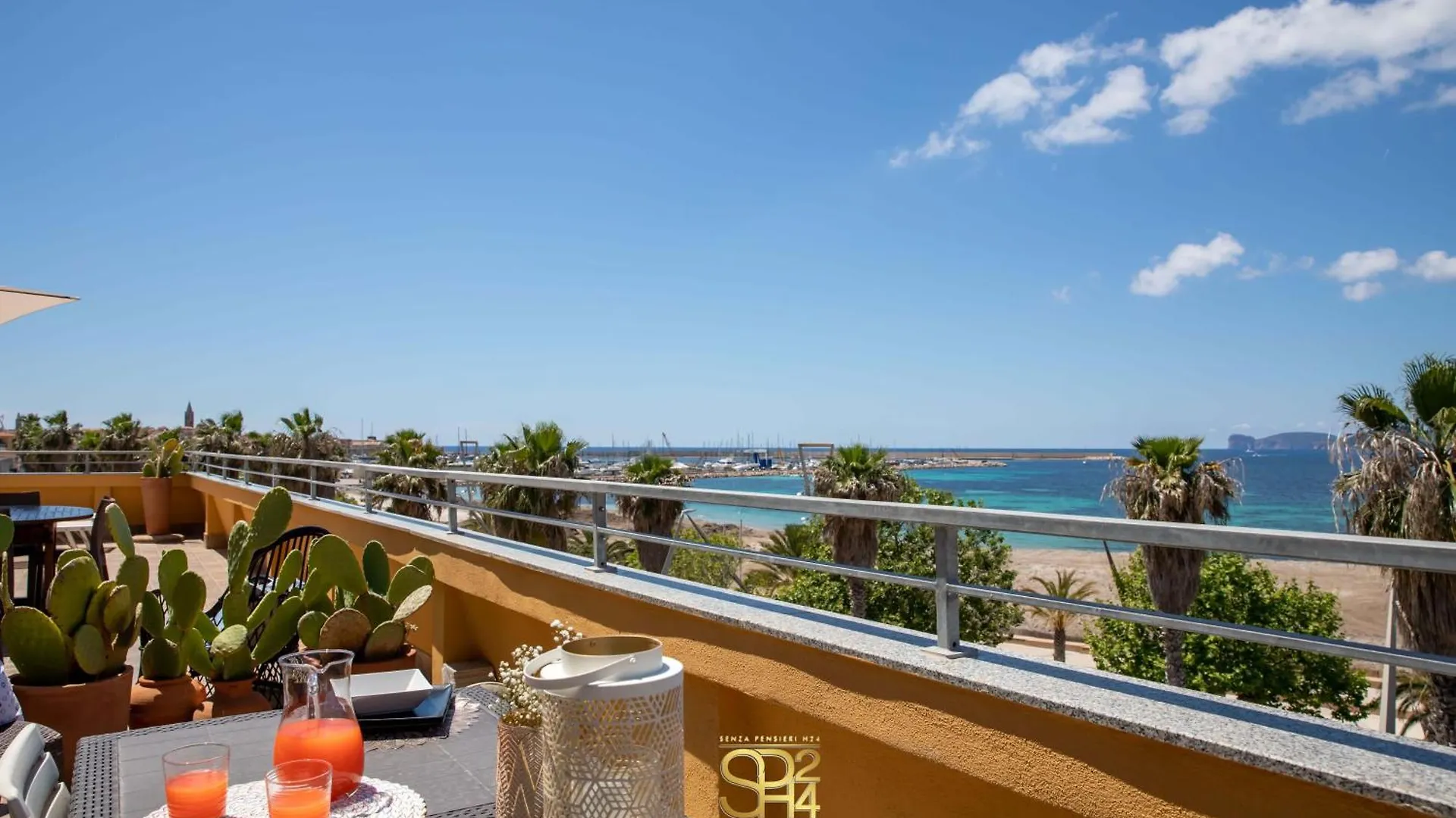 Lägenhet Panoramic Penthouse On The Gulf Of Alghero
