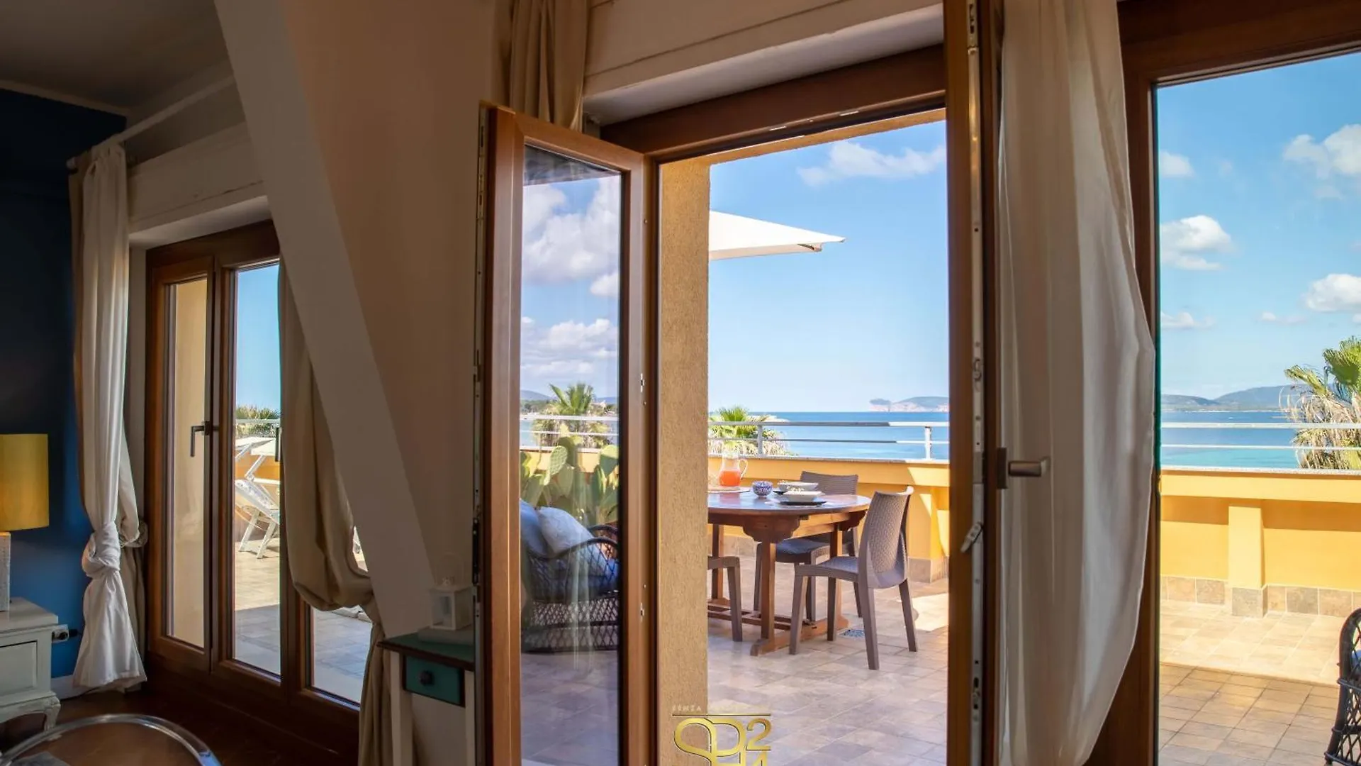 Lägenhet Panoramic Penthouse On The Gulf Of Alghero Italien