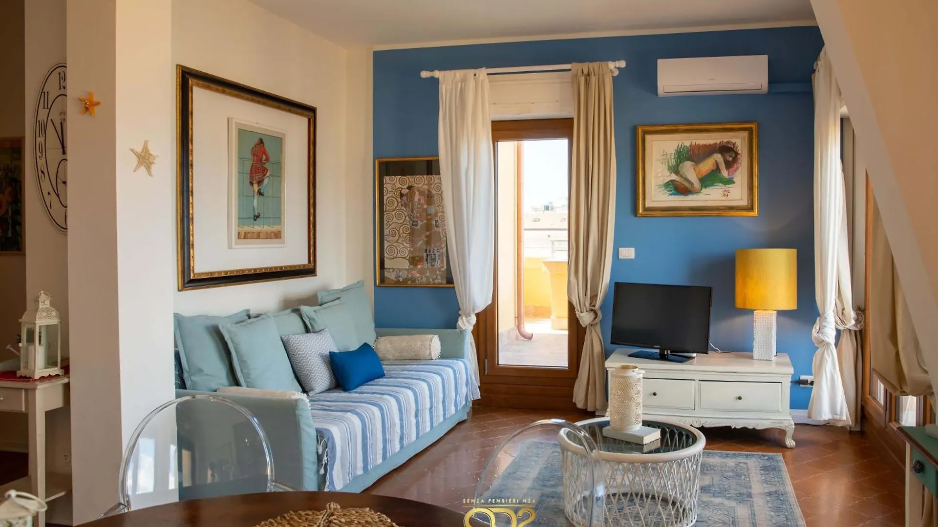 Lägenhet Panoramic Penthouse On The Gulf Of Alghero